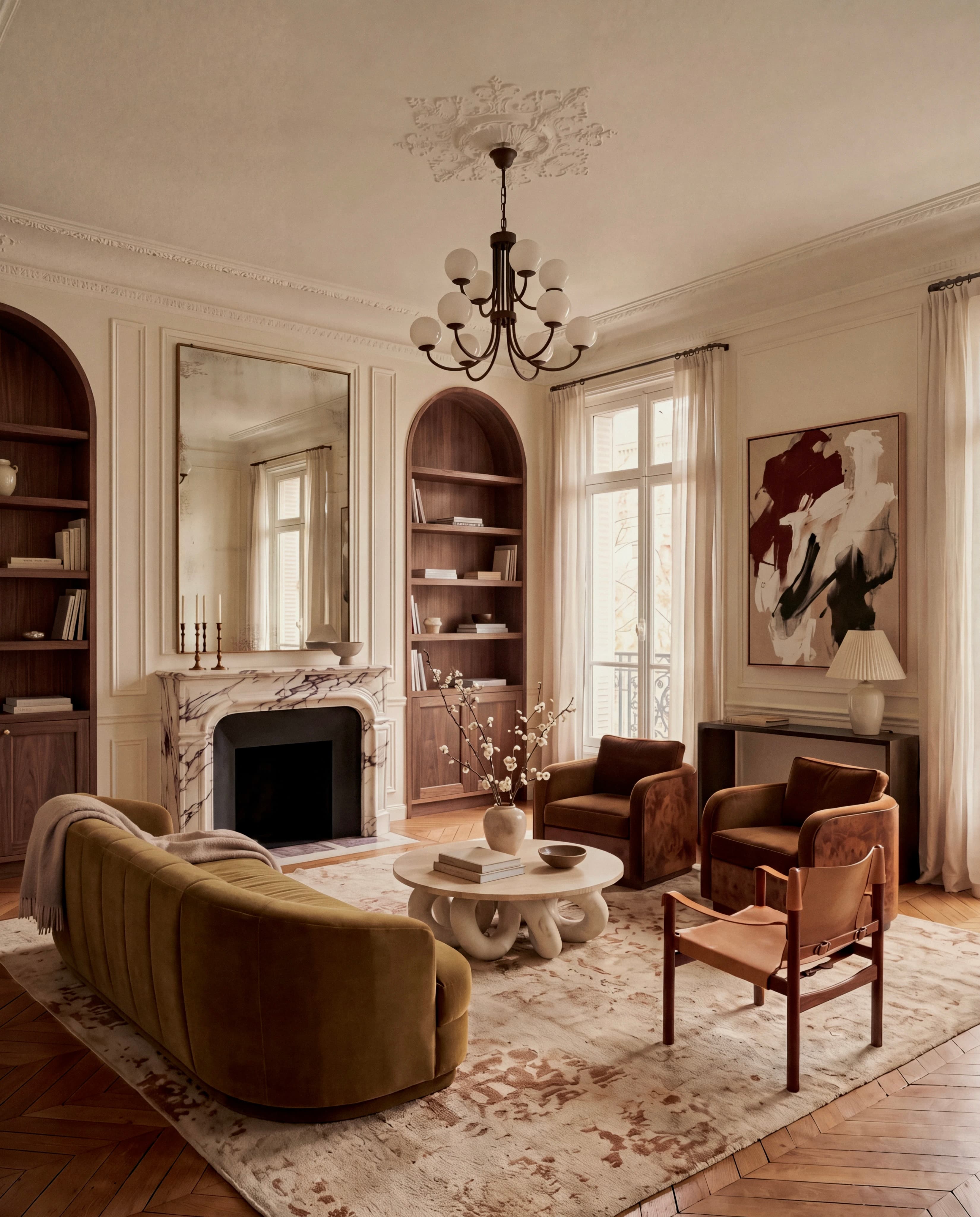 Parisian Apartment interior view 1